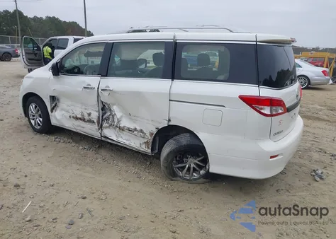 2014 Nissan Quest S from USA, damaged, VIN JN8AE2KP3E9102248